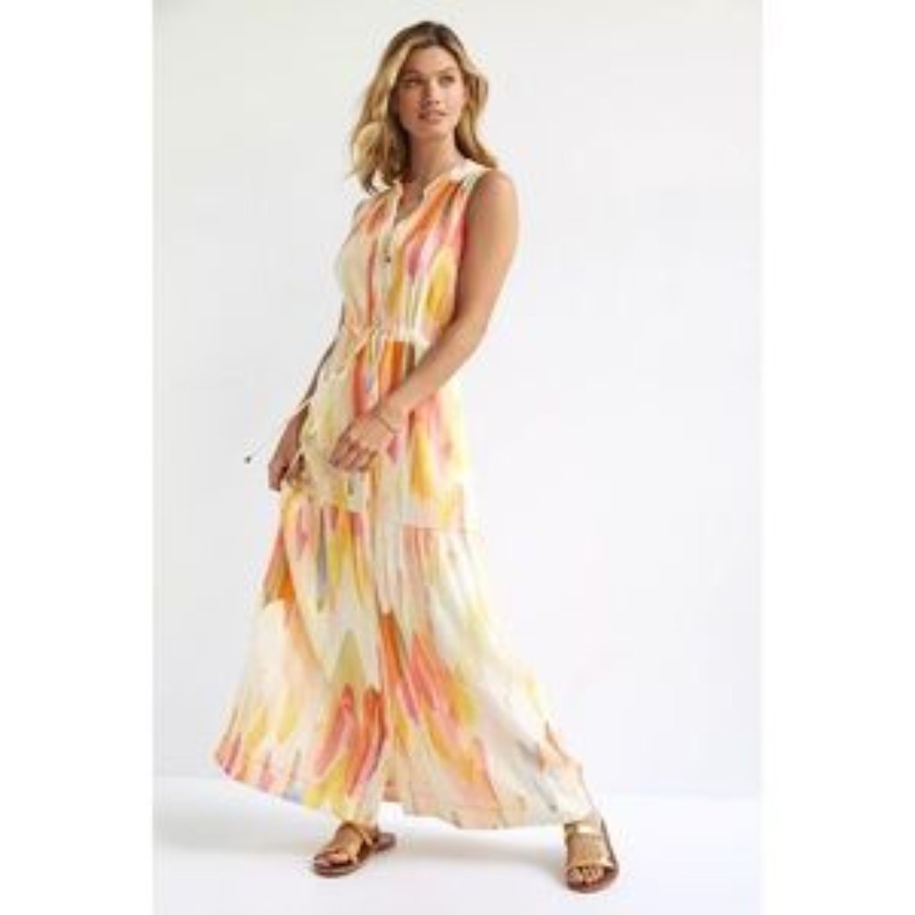 Maeve Anthropologie Deco Maxi Shirtdress Nwt